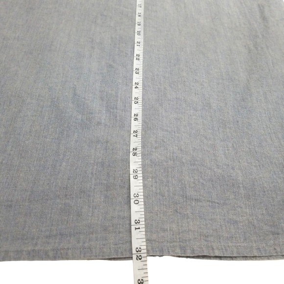 Roamers & Seekers Women's Cotton Tunic Shirt 3/4 Sleeve Size Medium Chambray - Picture 13 of 14